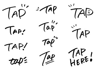 手書きモノクロtap詰合せ