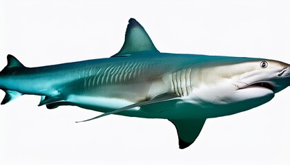 Naklejka premium Grey reef shark underwater profile