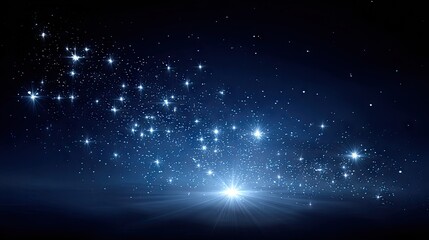 A celestial expanse of shimmering stars.
