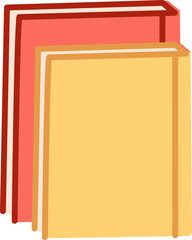 Stacked Books Illustration