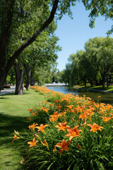 Obraz premium experience beauty of summer landscapes and nature in different canadian cities