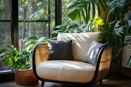 Leaf, plant, home, green style.