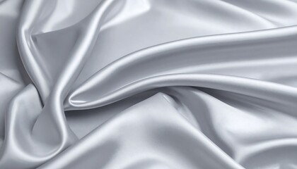 Smooth, flowing gray fabric