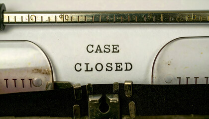 Vintage Typewriter With Case Closed