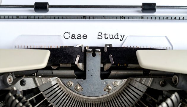 Close Up View Of Vintage Typewriter With Document Typed On Paper