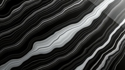 Obraz premium Abstract black and white onyx stone texture