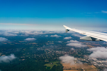 Aerial View of Hamburg, Germany on a Clear Summer Day