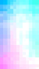 Digital Noise Blocks in Gradient Grid. Abstract Vertical Phone Background