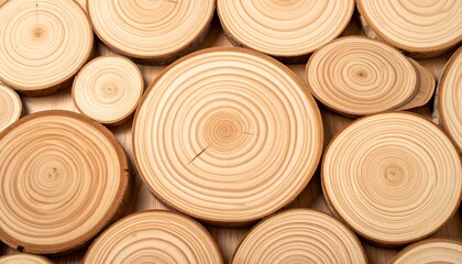 Close-up of wood slices