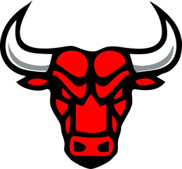 Cow Logo Design, Bison icon silhouette, Buffalo silhouette isolated, Vector illustration Buffalo Logo Design, Bull Logo