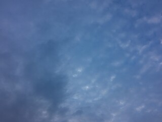 blue sky with clouds