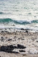 Pristine Coral Sand Beach with Clear Turquoise Water