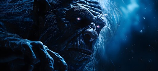 The Black Background Contrasts Sharply