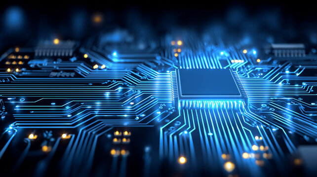 Central quantum inspired processor radiating concentric circuitry,
symbolizing exponential computing power and next generation artificial intelligence engines.
