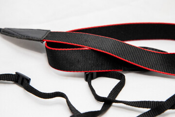 camera support strap with a white background in Rio de Janeiro.