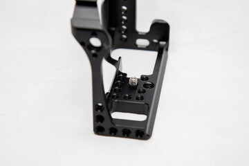 protective cage for mirrorless camera with a white background in Rio de Janeiro.