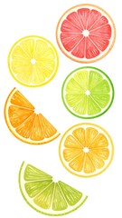 Fototapeta premium Citrus fruit slices (1)