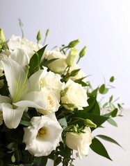 Elegant white flower arrangement (1)
