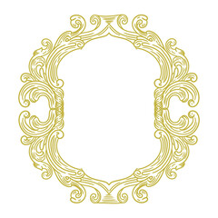 Original illustrations of ornate vintage rococo frames and coquettes, hand-drawn in a minimalist style. Ideal for posters, cards, and graphic design.
