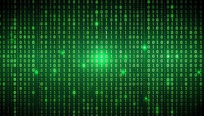 Binary code digital background
