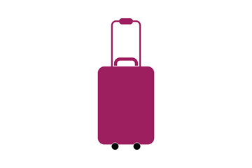 suitcase and luggage icon. suitcase with luggage icon, briefcase and trolley icon.