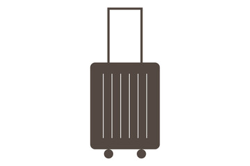 suitcase and luggage icon. suitcase with luggage icon, briefcase and trolley icon.