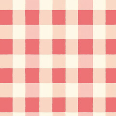 red and white checkered background