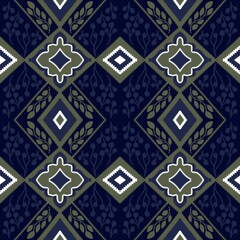 pattern batik flower damask ethnic boho ikat texture tribal geometric background