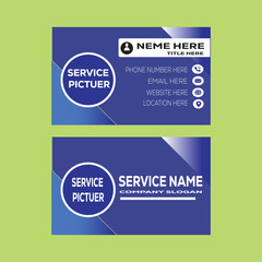 Professional modern business card design