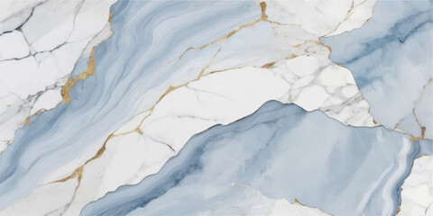 Snowy mountain scene with frosted window edge under blue winter sky