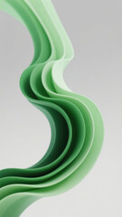 abstract green wave background