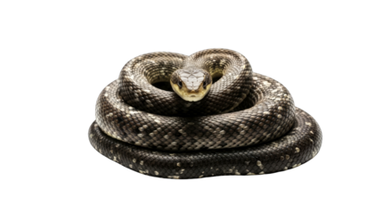 coiled snake dramatic wildlife photo for nature documentaries