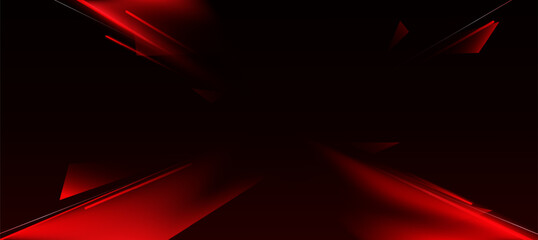 Futuristic digital neon motion lines technology background. glowing Red lines. innovation background for tech event poster or presentation business