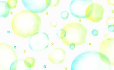 Transparent pastel polka dot background