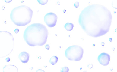 Transparent pastel polka dot background
