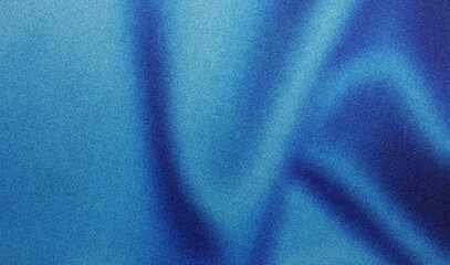 Abstract trendy blue blurred grainy gradient banner background texture. Colorful digital grain soft...