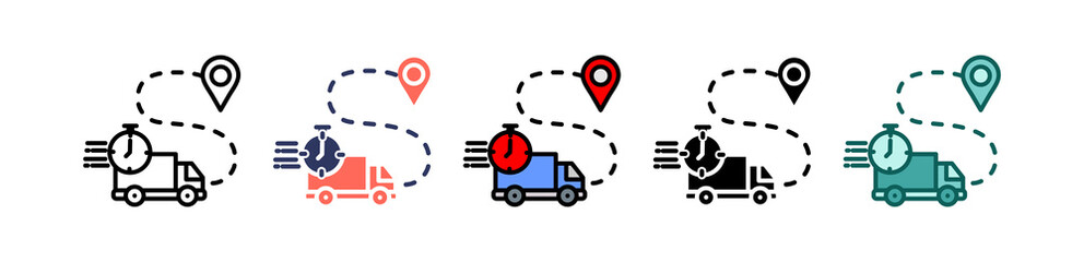 Road Transport multiple icon