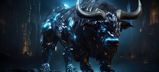 The Black Background Contrasts Sharply