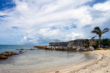 tropical beach in Bermuda