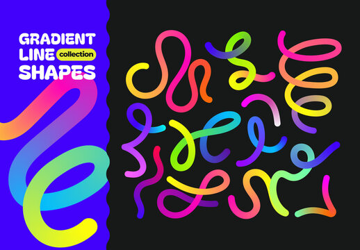 Twisted Gradient Line Shape Collection