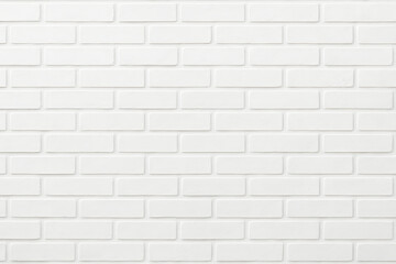 Obraz premium White brick wall texture background for interior design and architecture