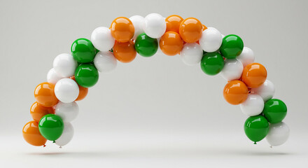 15 august india independence day indian independence day balloon decoration arch for august fifteenth celebration and patriotic holiday events