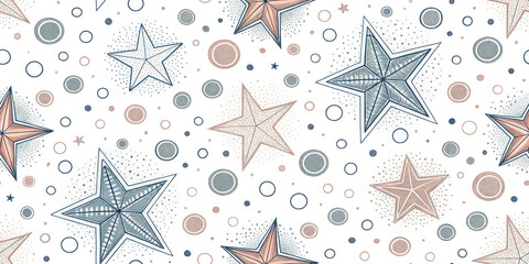 seamless pattern with stars