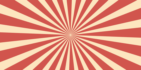 Abstract orange background with circles. comic vector background