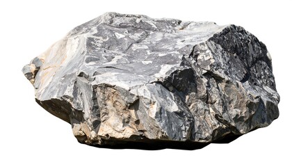 Gray rock, irregular shape