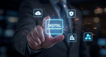 Digital Transformation Innovation Technology Concept