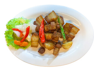Fried pork belly