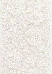 Elegant floral lace pattern