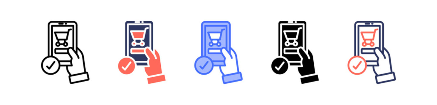 Online Order multiple icon