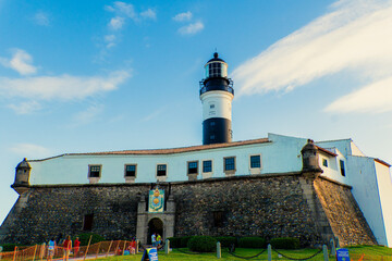 Fort of Santo Ant&ocirc;nio da Barra in Salvador, Bahia
